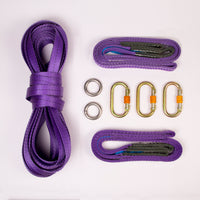Purple Haze | 1" Slackline Kit for Beginners (20 metres)
